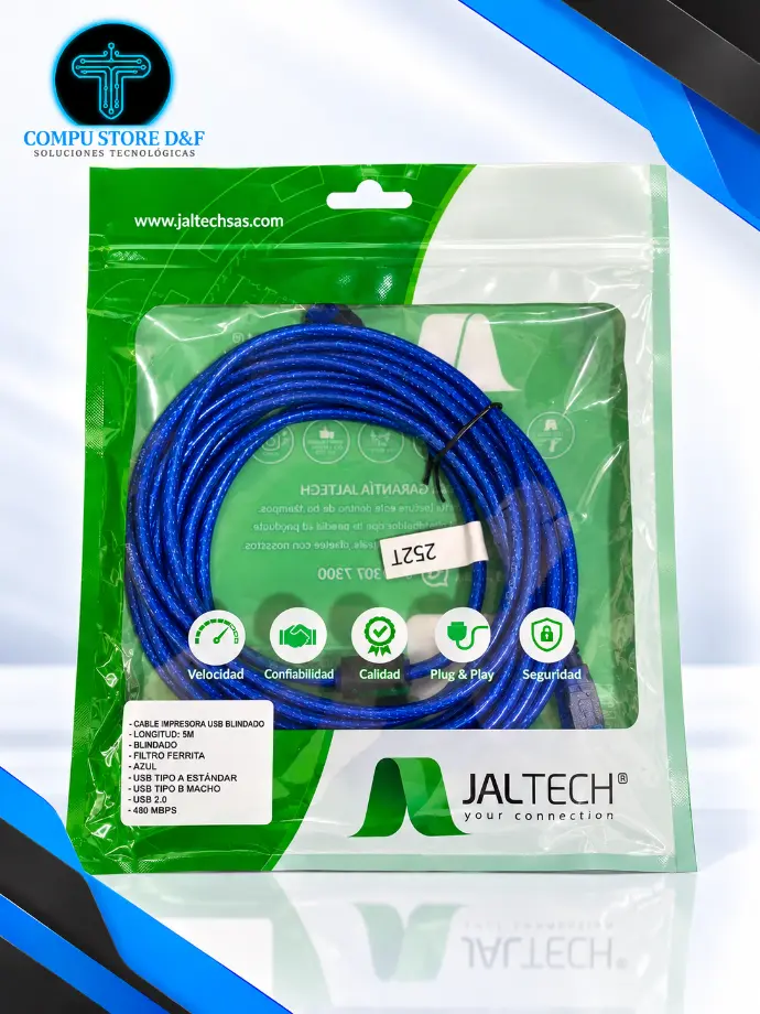 CABLE IMPRESORA BLINDADO 5M 10546