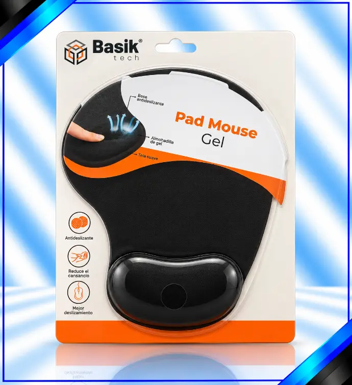 PAD MOUSE BASIK CON ALMOHADILLA EN GEL 8038700