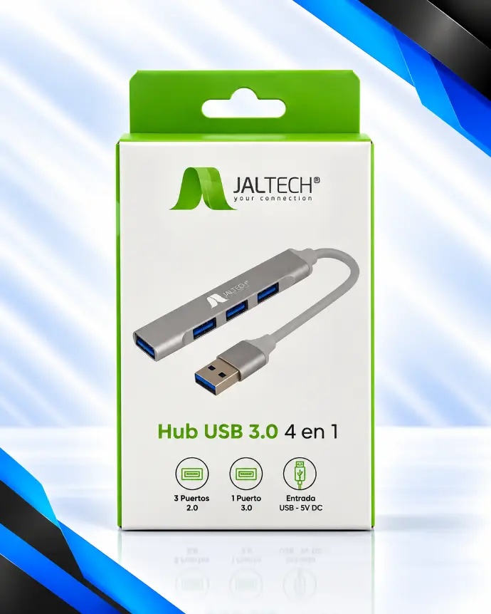 HUB USB 3.0 4 EN 1 JALTECH 11182
