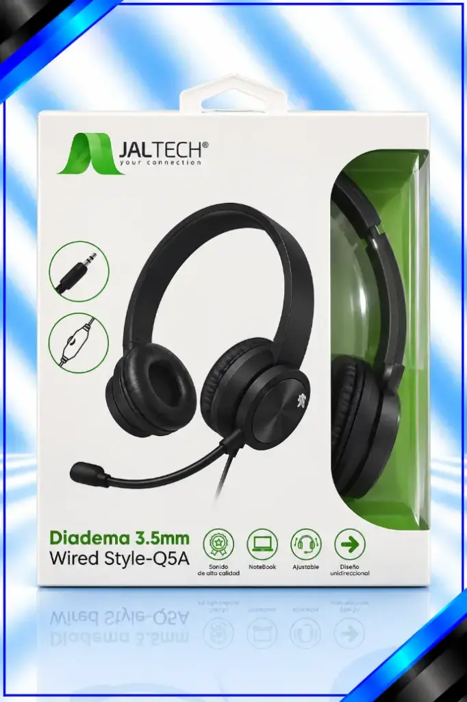 DIADEMA CALL CENTER 3.5 MM JALTECH 11904