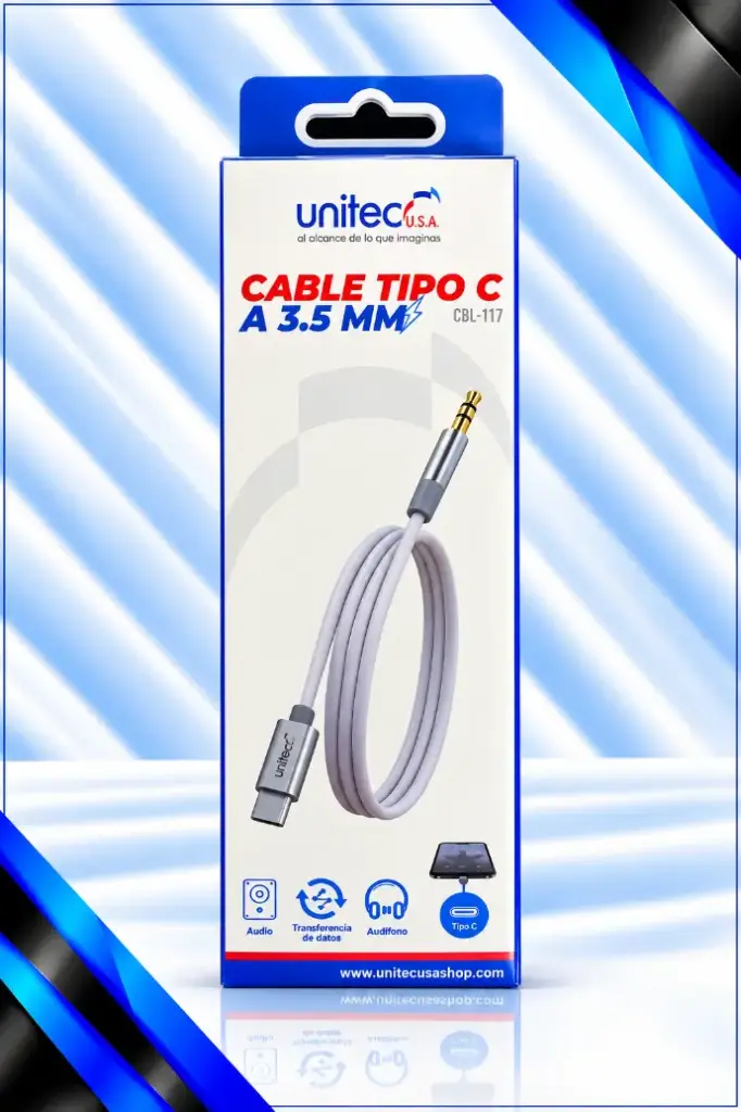  CABLE TIPO C 3.5 MM UNITEC CBL-117