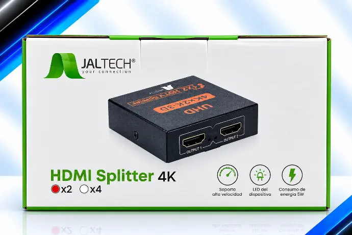 SPLITTER HDMI JALTECH X2 SALIDAS LH042