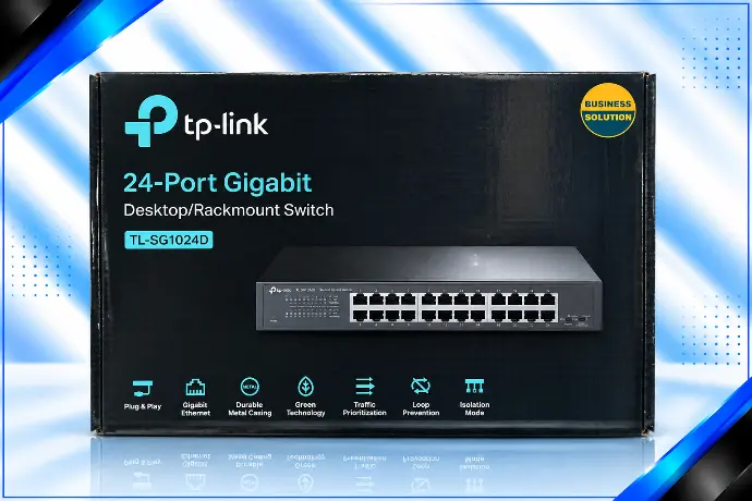 SWITCH TP LINK 24 PUERTOS NO ADMIN TL-SG1024D
