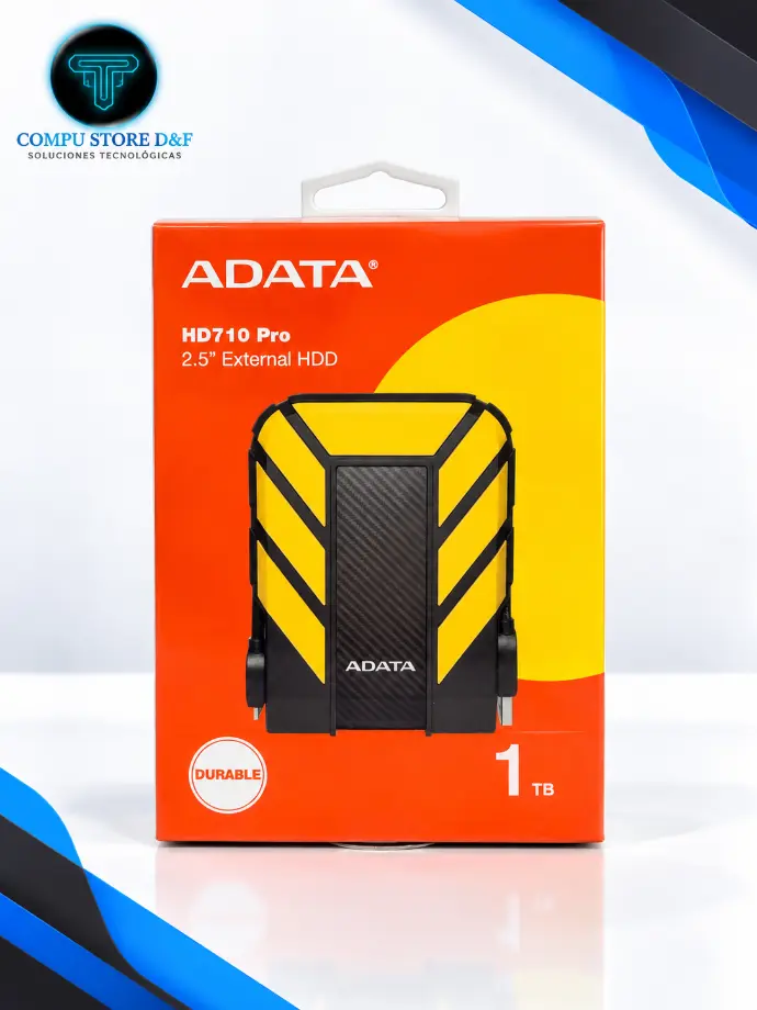 DISCO DURO EXTERNO ADATA ANTIGOLPES HD710 2.5" HDD 1 TB