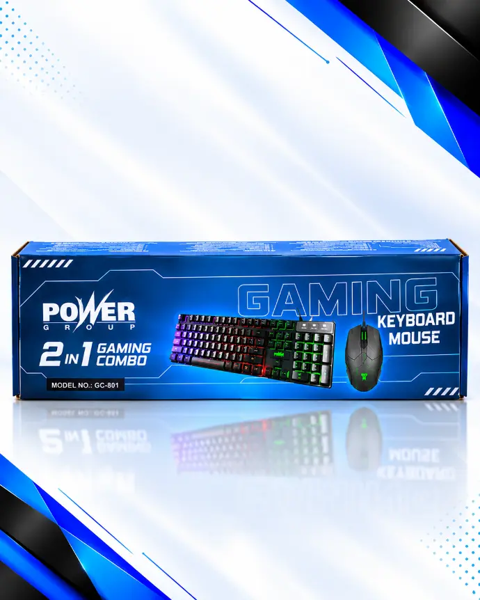 COMBO TECLADO POWER GRUP MODELO GC-801