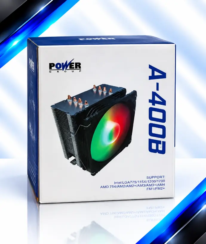 DISIPADOR PARA PROCESADOR INTEL I AMD A-400B POWER GROUP