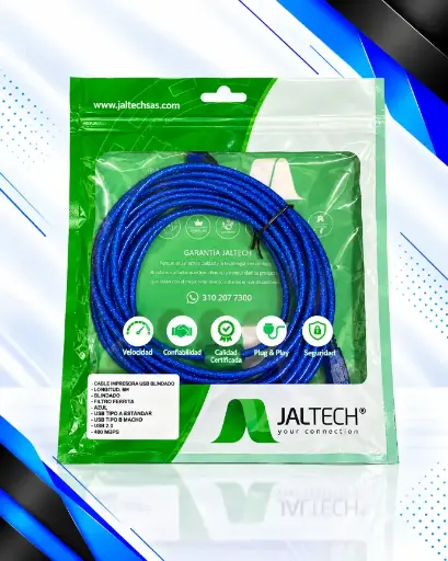 [CABIMPBLIN5M10546] CABLE IMPRESORA BLINDADO 5M 10546
