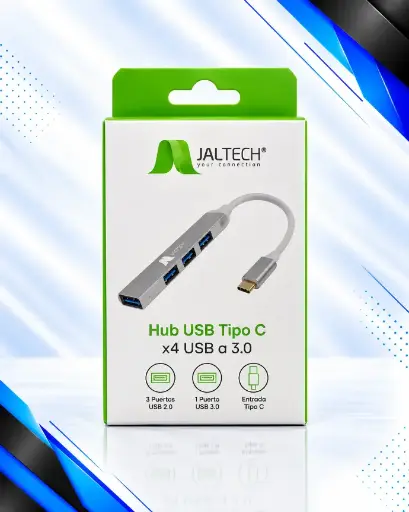 [11047] HUB USB TIPO C 4 PUERTOS JALTECH 11047