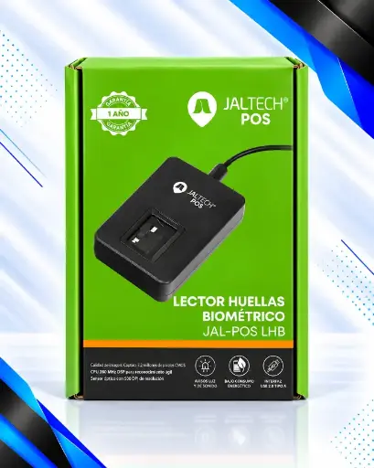 [LECTHUBIOUSBJAL40243] LECTOR DE HUELLAS BIOMETRICO USB JALTECH 40243